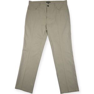 Peter Millar Crown Sport Pants Mens 34x32 Beige Performance‎ Golf eb66
